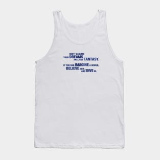 If you can imagine a world.... Tank Top